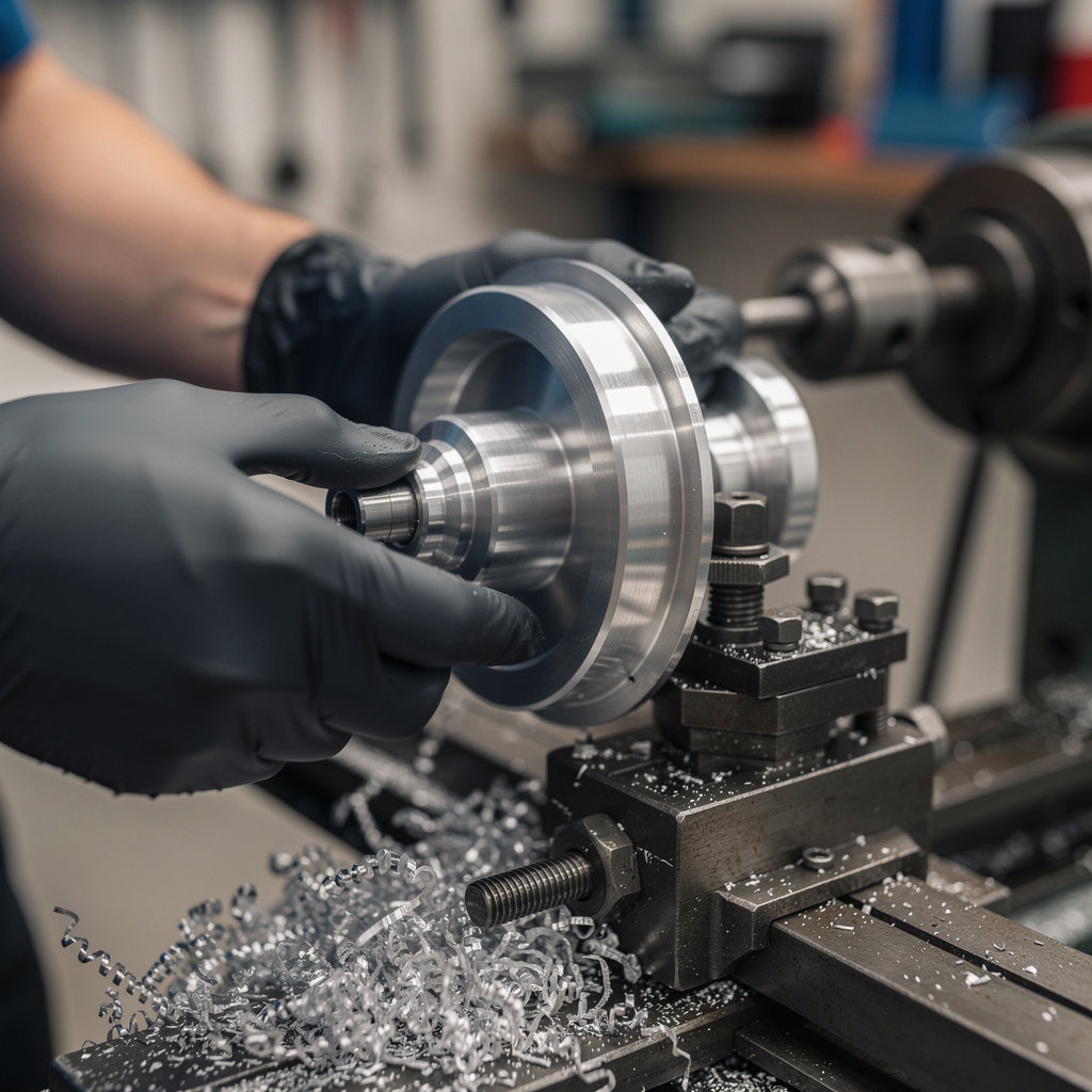 J & S East Valley Garage precision machining equipment for custom auto parts and engine services in Santa Barbara